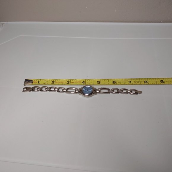 Silver Tone Metal And Blue Rumours Watch - Picture 8 of 14